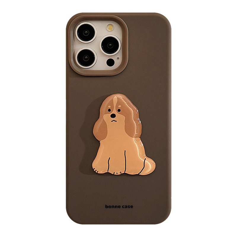 Carcasă TPU în stil Ins pentru iPhone 14 Pro Max, cu motiv cățeluș și protecție anti-șoc