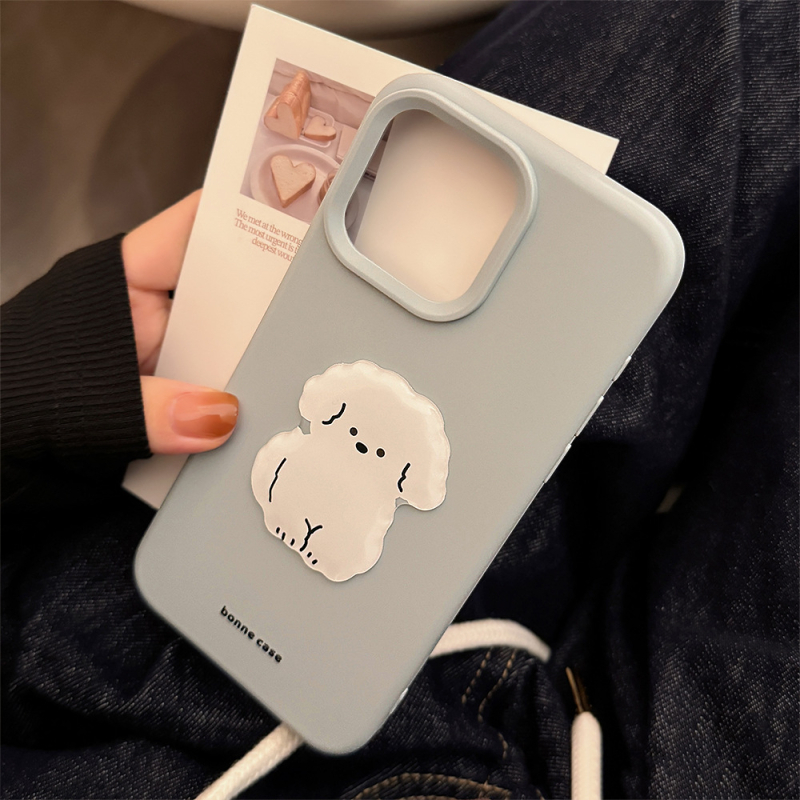Carcasă TPU în stil Ins pentru iPhone 14 Pro Max, cu motiv cățeluș și protecție anti-șoc