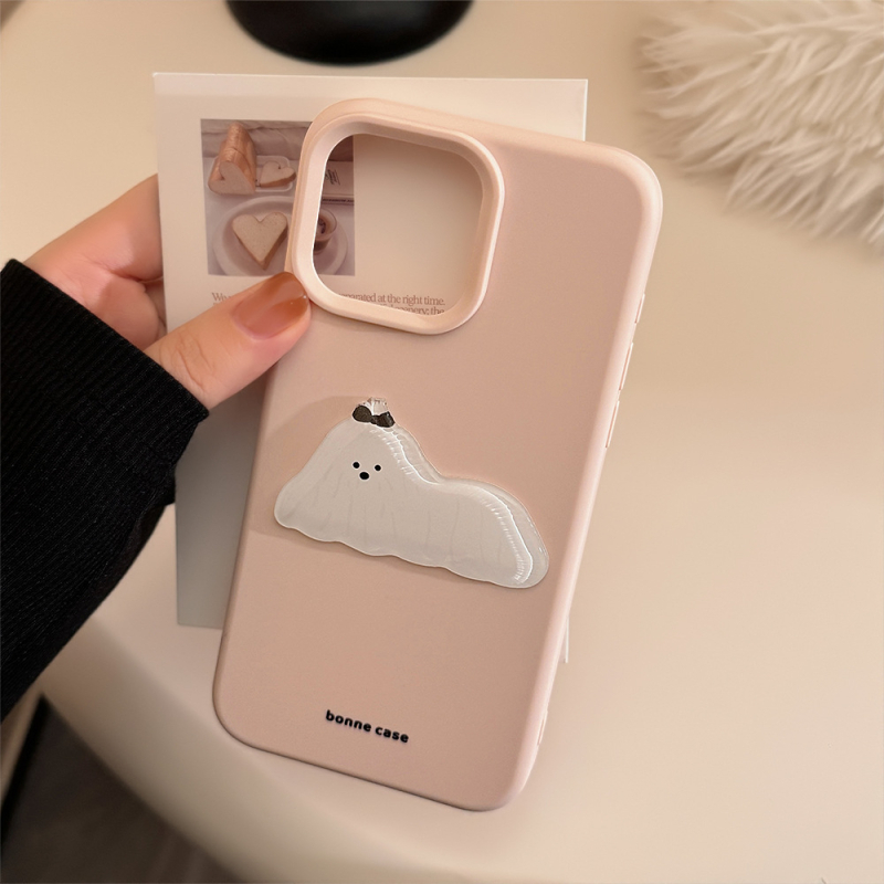 Carcasă TPU în stil Ins pentru iPhone 14 Pro Max, cu motiv cățeluș și protecție anti-șoc