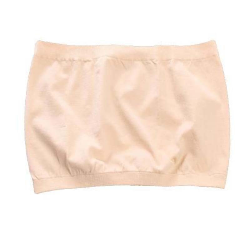 Sutien bandeau fără bretele, fără cusături, spate deschis, design versatil