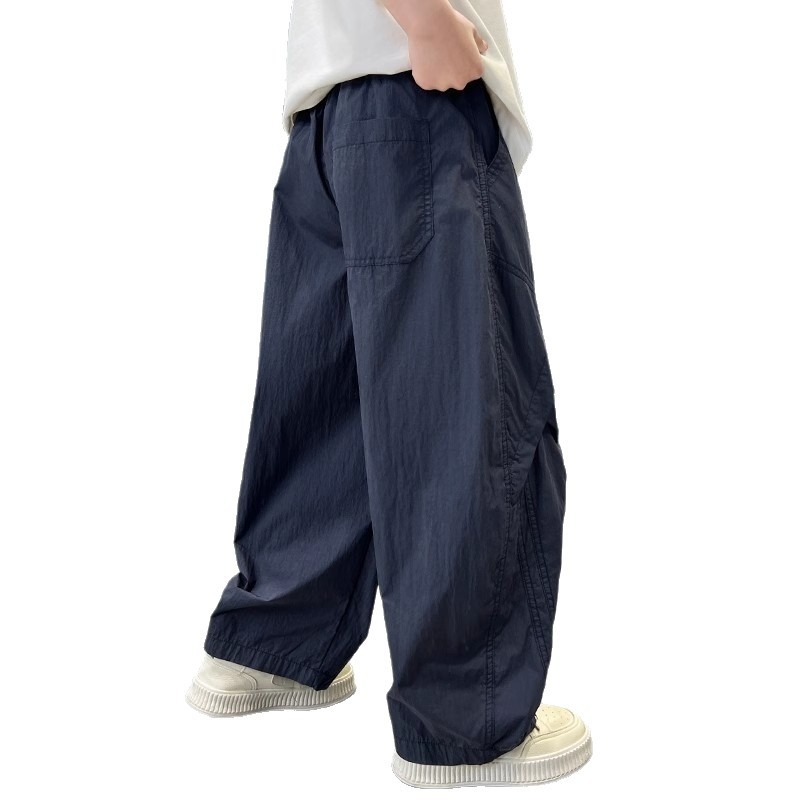 Pantaloni de vară ușori anti-țânțari pentru băieți, stil coreean, lungi pentru copii mai mari, pantaloni sport de vară