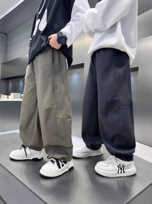 Pantaloni pentru băieți toamna, casual, stil street, pentru copii și adolescenți, model primăvară–toamnă, vârsta 8–15 ani