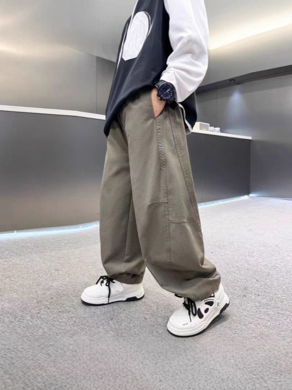 Pantaloni pentru băieți toamna, casual, stil street, pentru copii și adolescenți, model primăvară–toamnă, vârsta 8–15 ani