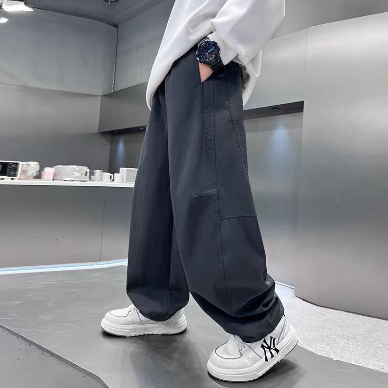 Pantaloni pentru băieți toamna, casual, stil street, pentru copii și adolescenți, model primăvară–toamnă, vârsta 8–15 ani