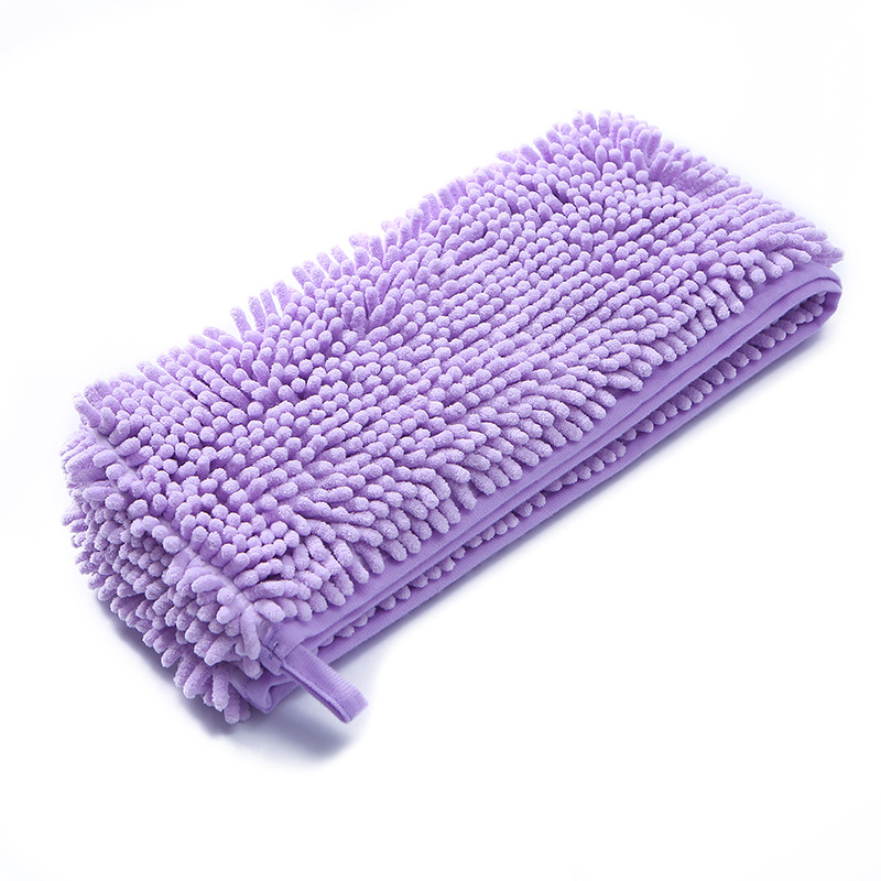 Prosop de baie pentru câine din chenille, absorbant, uscare rapidă, instrument de îngrijire