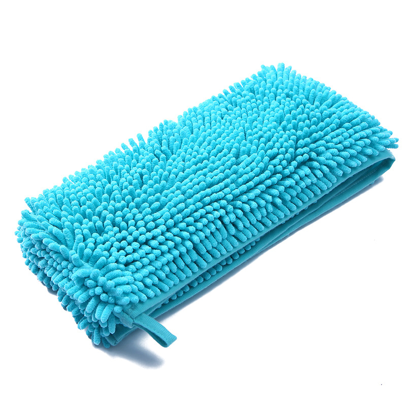 Prosop de baie pentru câine din chenille, absorbant, uscare rapidă, instrument de îngrijire