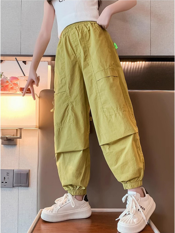 Pantaloni cargo casual pentru fete, vară 2024, croială lejeră, pantaloni lungi anti țânțari, universali
