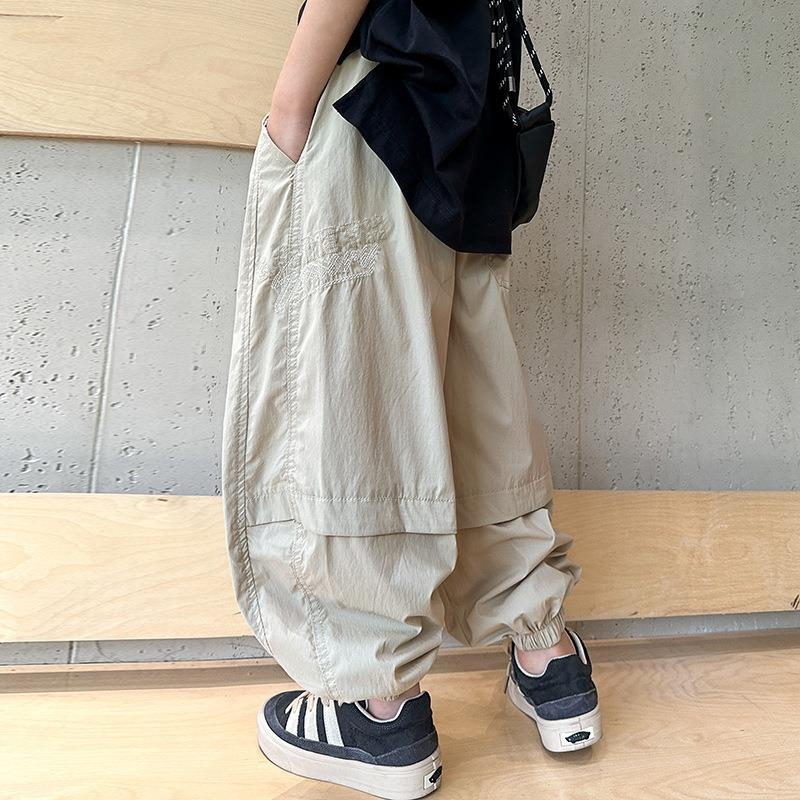 Pantaloni lungi de vară pentru băieți, ușori, casual sport, anti-țânțari