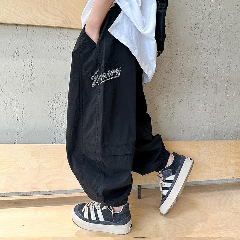 Pantaloni lungi de vară pentru băieți, ușori, casual sport, anti-țânțari