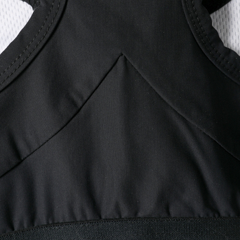 Bustier sport pentru femei, fără armătură, fără cusături, cupe modelate subțiri, cupă 3/4, absorbție de umiditate, respirabil, spate integrat