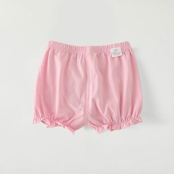 Shorts de vară din bumbac pentru fetițe, stil lantern, cu crotch deschis, pantaloni scurți de exterior