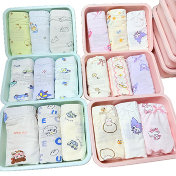 Boxeri pentru copii din Modal, unisex, All-Season, design cu desene animate, Clasa A, fără cusături, 92.8% fibre reciclate, 7.2% elastan