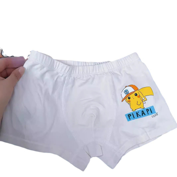 Boxeri din bumbac pentru copii, fără cusături, antibacteriali, unisex, 3–8 ani (100–140 cm)