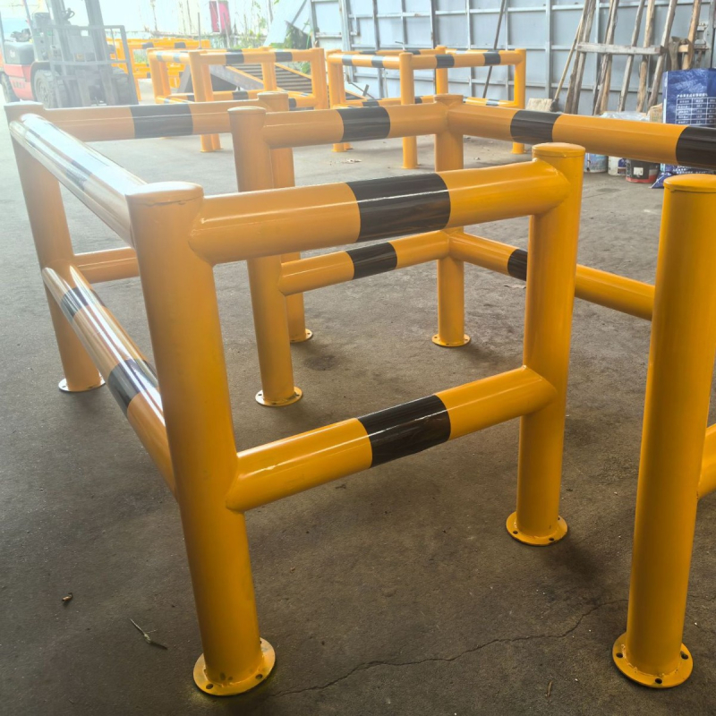 Bară de protecție anti-coliziune pentru hidrant, țeavă de oțel îngroșată, în formă de L și în formă de T pentru colțuri