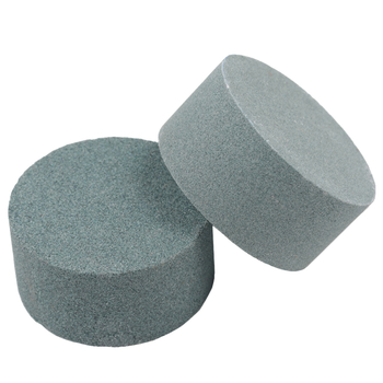 Piatră de ulei din siliciu carbid verde, cilindrică, 50x25 mm, pentru lustruire și șlefuire jad