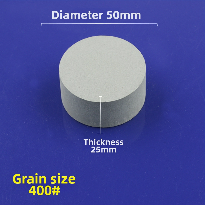 Piatră de ulei din siliciu carbid verde, cilindrică, 50x25 mm, pentru lustruire și șlefuire jad