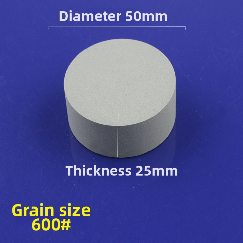 Piatră de ulei din siliciu carbid verde, cilindrică, 50x25 mm, pentru lustruire și șlefuire jad