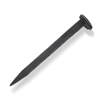Cuie feroviare, cuie pătrate lucrate manual pentru șine, accesorii de cale, oțel solid laminat la cald