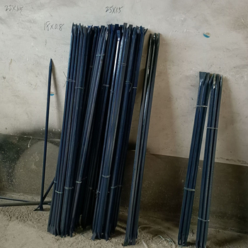 Track spike lifting tool with claw crowbar, open-head pry bar, 1.5 m long