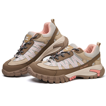 Pantofi de lucru pentru femei, toate anotimpurile, cu vârf din plastic, protecție anti-șoc și anti-perforație, confortabili și ușori