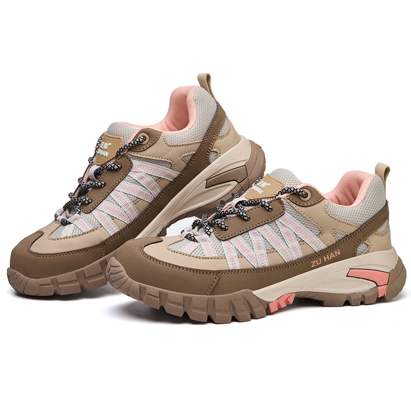 Pantofi de lucru pentru femei, toate anotimpurile, cu vârf din plastic, protecție anti-șoc și anti-perforație, confortabili și ușori