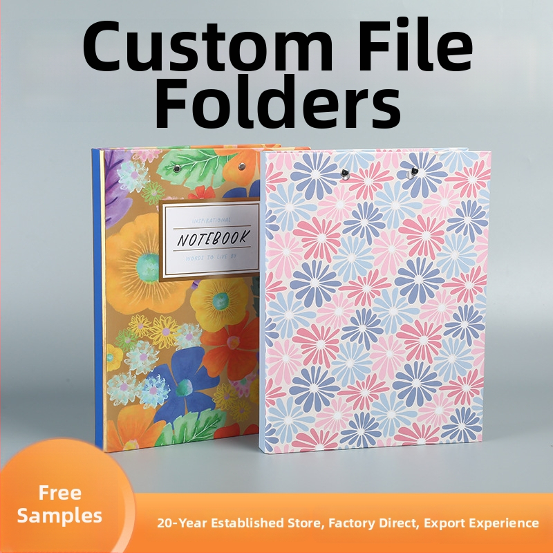 Dosar A4 color personalizat pentru contract, hârtie, cu inserții