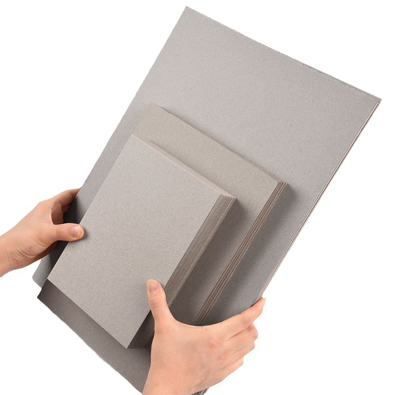Copertă dură din carton gri pentru caiete și albume, 300–2000 g, 0,3–1,0 mm