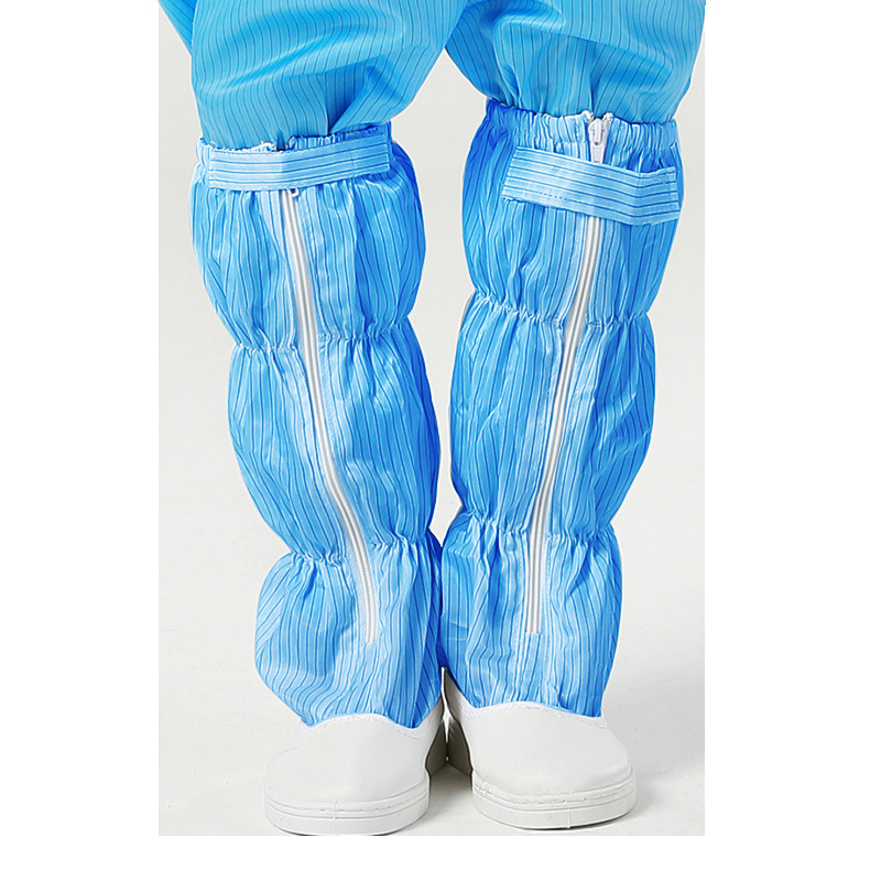 Pantofi botă anti-statice lungi personalizabili, talpă PU groasă, moale, plasă respirabilă, potriviți pentru spații curate, bocanci înalți, imprimare logo disponibil