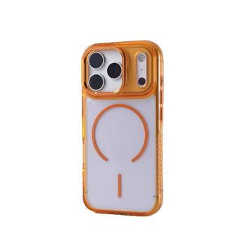 Carcasă din acrilic pentru iPhone 15/15 Pro/16 Pro/16 Pro Max/17 Pro/17 Pro Max — transparentă, atașare magnetică, antiderapant, protecție completă, rezistentă la șocuri