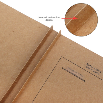 Mapă arhivă din hârtie kraft pentru documente, organizator de birou, dimensiuni 31×22×1,5 cm, 337 g