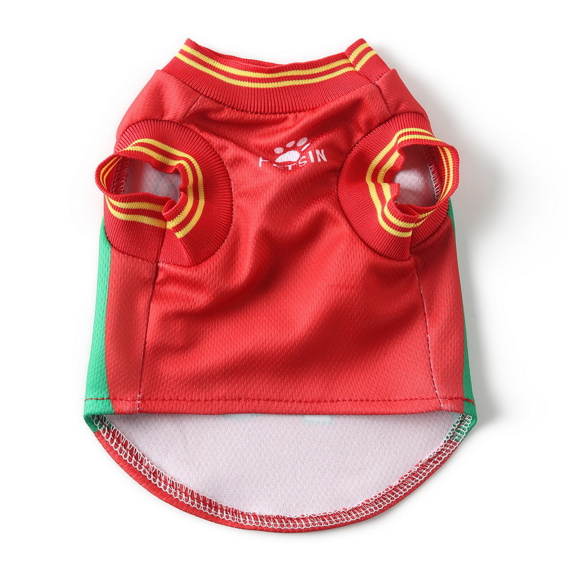 Îmbrăcăminte pentru animale de companie: tricou din plasă respirabil, mâneci scurte, stil sport, pentru câini și pisici, dimensiuni de la mici la mari, poliester