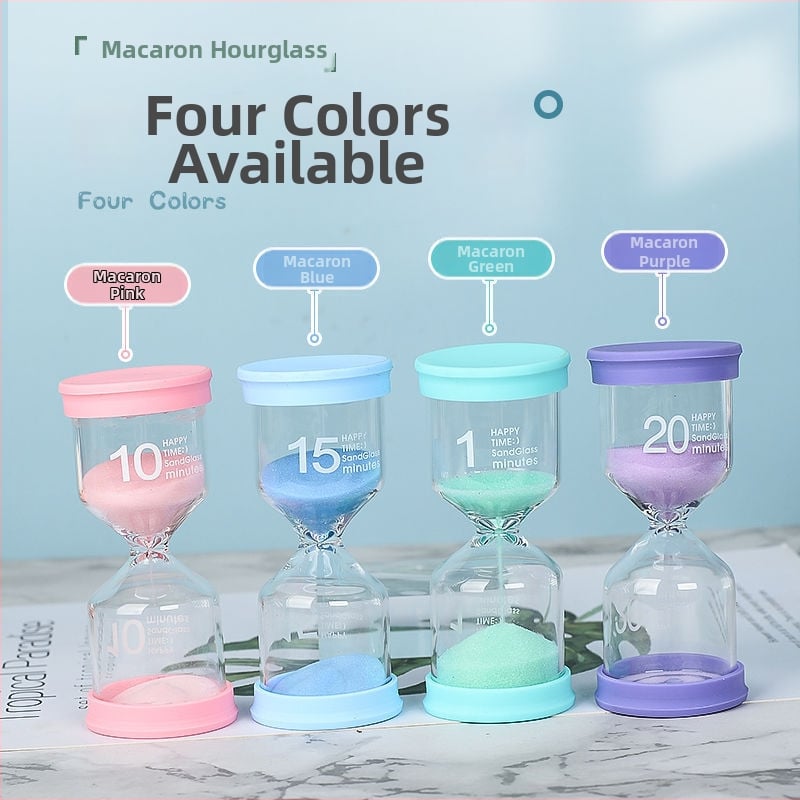 Clepsidră în formă de macaron pentru copii — cadou creativ
