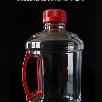 Sticlă PET de 1,5 L cu gură largă, pereți groși, sticlă goală pentru băuturi