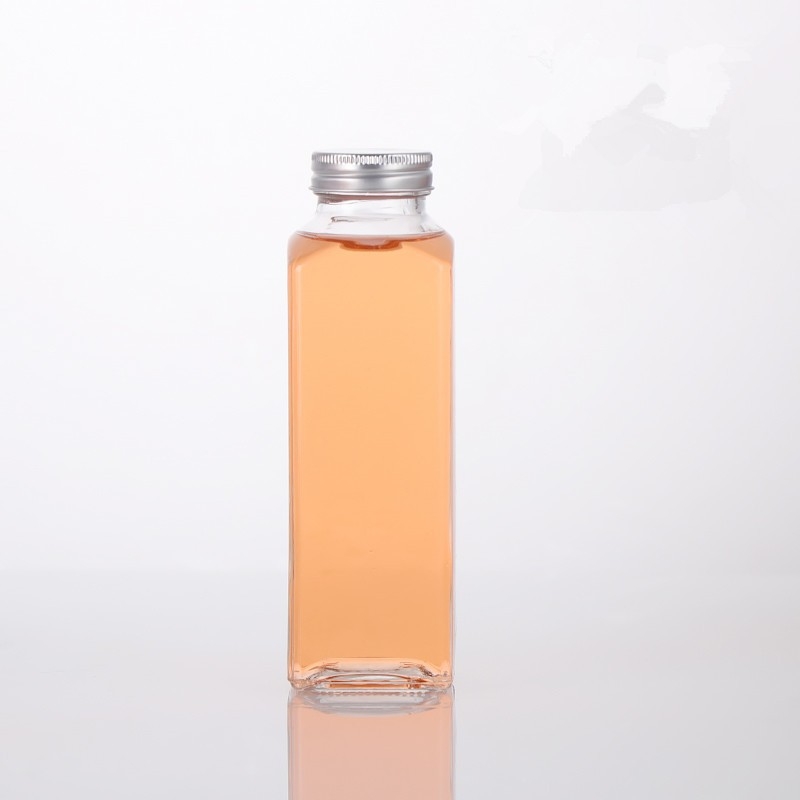 Sticlă transparentă de suc 500 ml, sticlă de vin din fructe, sticlă pentru cafea și iaurt, sticlă pentru enzime, personalizare cu logo