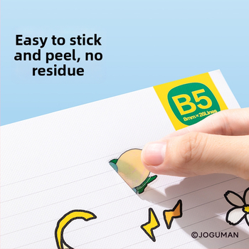 NS366-Q Jo Gumon autocolante PVC pentru planificator și jurnal – decorative, impermeabile, culori rezistente la decolorare