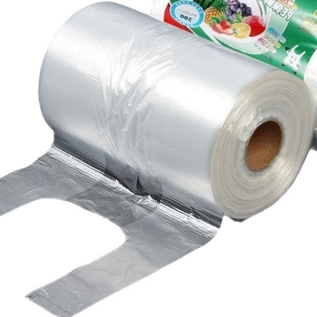 Pungi de plastic pentru conservarea prospețimii alimentelor, tip vestă, de unică folosință