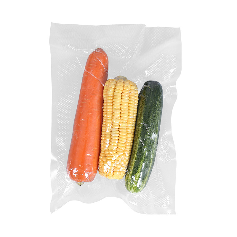 În stoc: pungă de plastic vidat cu plasă fină, pungă compozită, plasă pe o singură parte, pentru alimente, 19 microni