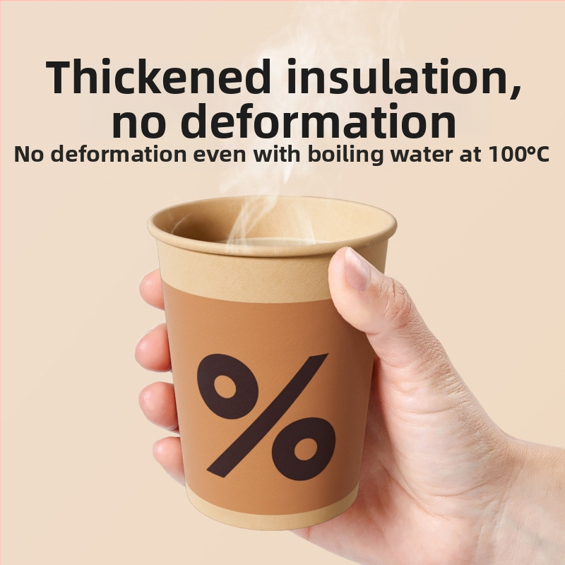 Cupe de unică folosință din hârtie, îngroșate, de calitate alimentară, pentru băuturi calde, cafea, ceai și băuturi reci