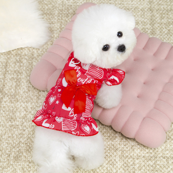 Rochie pentru cățeluși, stil prințese, pentru Bichon Frisé/Teddy-Bichon, primăvară-vară.