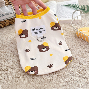 Vesta de catifea pentru animale de companie – câini și pisici, patru anotimpuri, stil japonez și coreean, Teddy și Bichon Frisé