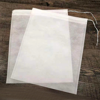 Pungă din material nețesut cu șnur, 18×20 cm, pentru decocturi din plante, ceai, filtre și săculețe parfumate