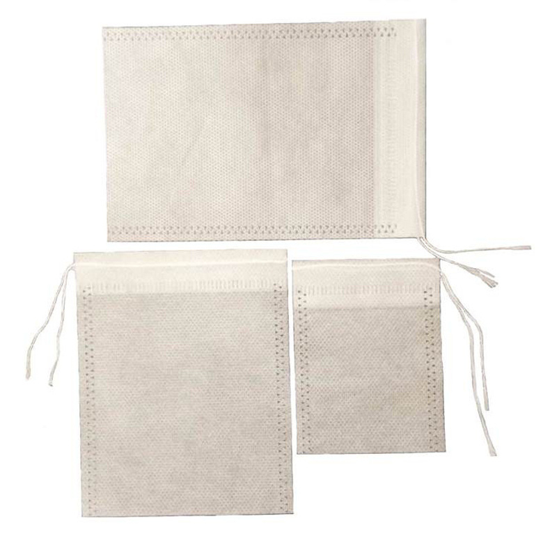 Pungă din material nețesut cu șnur, 18×20 cm, pentru decocturi din plante, ceai, filtre și săculețe parfumate