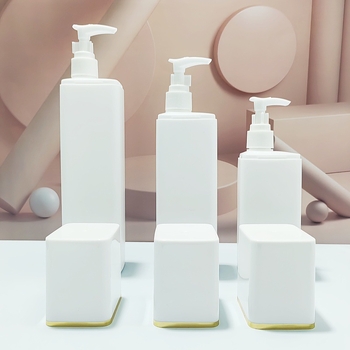 Sticle plastice de refill pentru gel de duș, cosmetică și șampon, 300 ml/400 ml/500 ml, cu cap de pompă