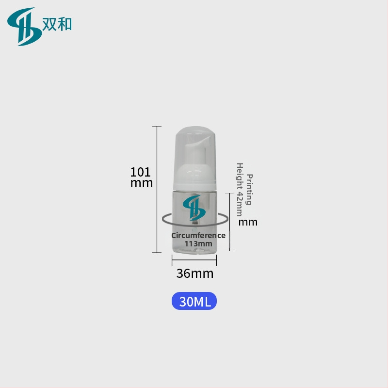 Sticlă PET cu pompă pentru spumă facială, 30ml/60ml, spumă cu aminoacizi