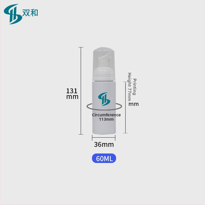 Sticlă PET cu pompă pentru spumă facială, 30ml/60ml, spumă cu aminoacizi