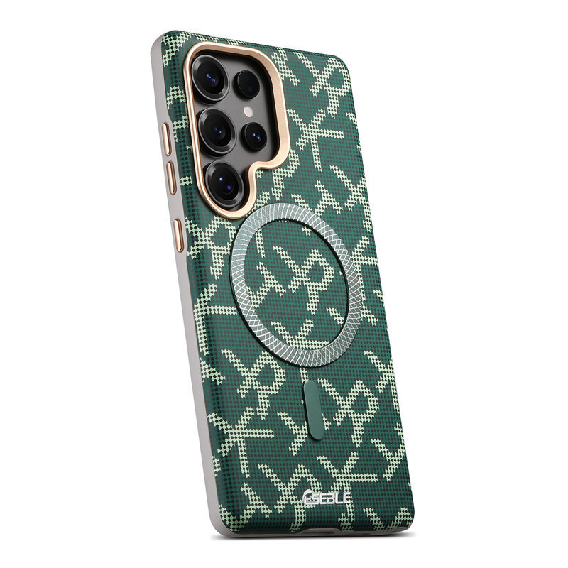 Carcasă de telefon Samsung S26 Ultra mată, design creativ cu litere RTK, compatibilă cu Samsung S25 Ultra, protecție magnetică