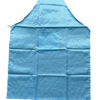 Șorț anti-static pentru fabrici și bucătării, șorț de protecție împotriva prafului pentru atelier, îmbrăcăminte de lucru curată.