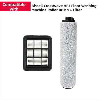Accesorii CrossWave HF3 pentru mașina de curățat podele: perie cu role, filtru, perie de curățare, cartuș de filtru și alte consumabile