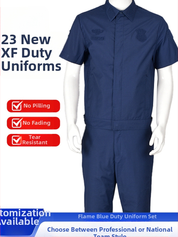 23 de noi uniforme de serviciu pentru pompieri, vară — set cu sacou și salopetă