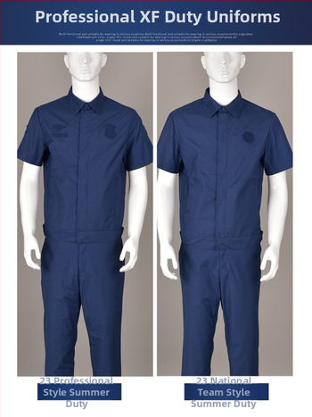 23 de noi uniforme de serviciu pentru pompieri, vară — set cu sacou și salopetă